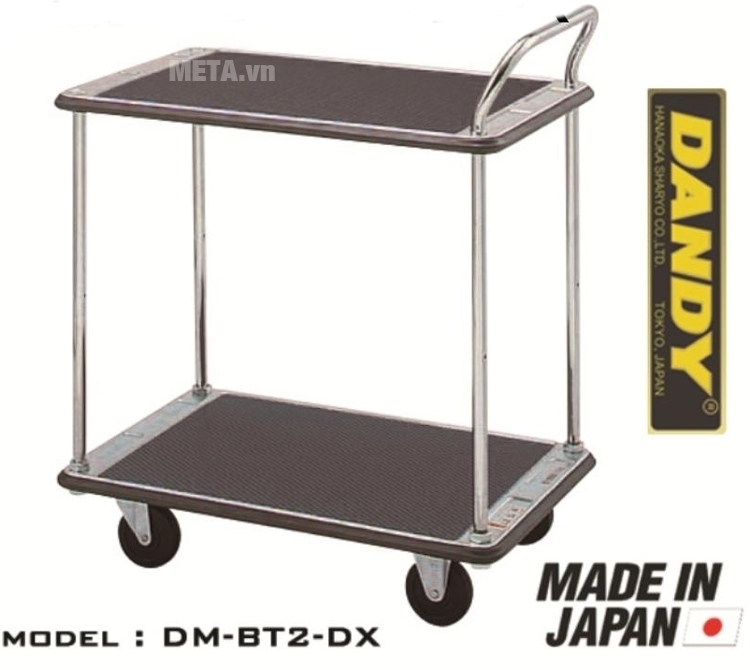 Xe đẩy hàng Nhật Bản 2 tầng Dandy DM-BT2-DX thiết kế hiện đại.