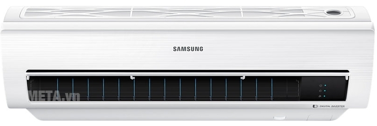 Điều hòa 1 chiều 9000BTU Samsung AR09KCFNSGMNSV với thiết kế tam diện hiện đại.