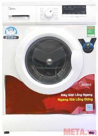 Máy giặt cửa trước 9 kg Midea MFG90-1200 được thiết kế hiện đại.