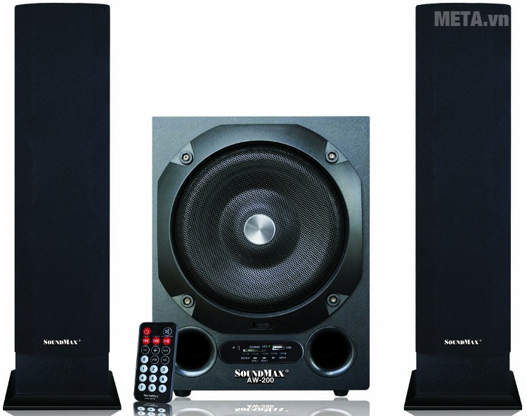 Loa vi tính SoundMax AW200 gồm 2 loa vệ tinh và 1 loa siêu trầm Loa vi tính SoundMax AW200 gồm 2 loa vệ tinh và 1 loa siêu trầm