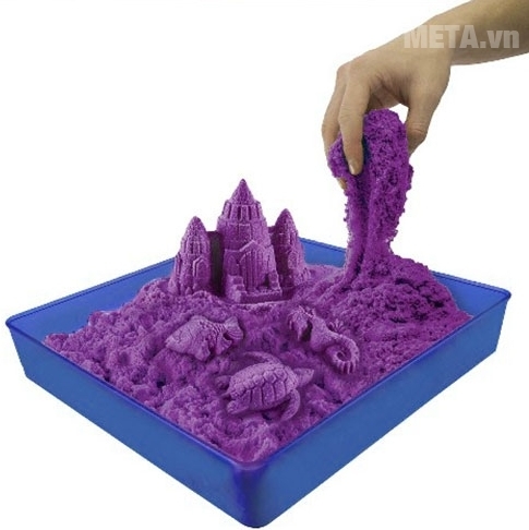 Cát tạo hình Kinetic Sand Rangs Japan K02B Tím an toàn cho trẻ. Cát tạo hình Kinetic Sand Rangs Japan K02B Tím an toàn cho trẻ.