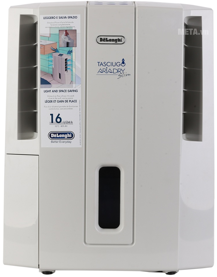 Máy hút ẩm Delonghi DES16EW với thiết kế hiện đại. Máy hút ẩm Delonghi DES16EW với thiết kế hiện đại.