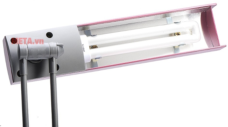 Đèn bàn biến tần V-light SFL 13W sử dụng bóng đèn compact an toàn cho mắt.