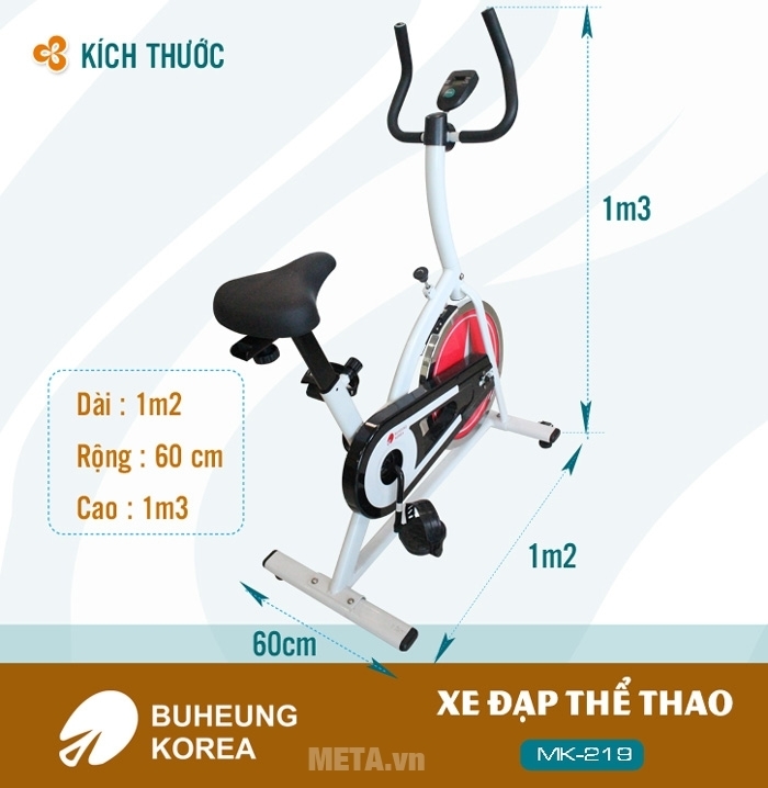 Kích thước của xe đạp thể thao Buheung Korea MK-219