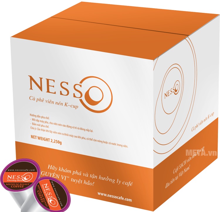 Thùng 250 viên nén cafe Kcup Nesso Morning Blend Thùng 250 viên nén cafe Kcup Nesso Morning Blend
