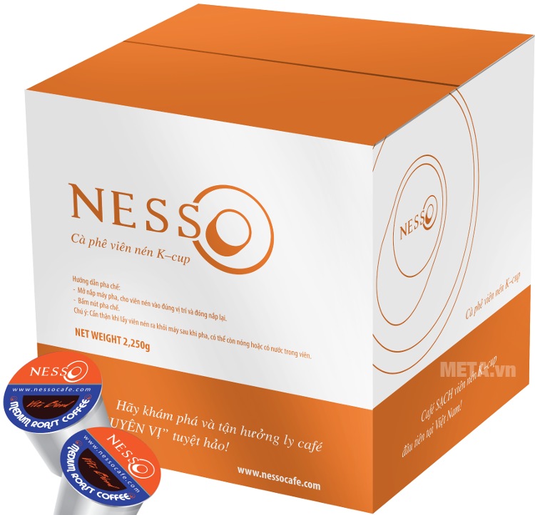 Thùng 250 viên nén cafe Kcup Nesso Vita Blend. Thùng 250 viên nén cafe Kcup Nesso Vita Blend.