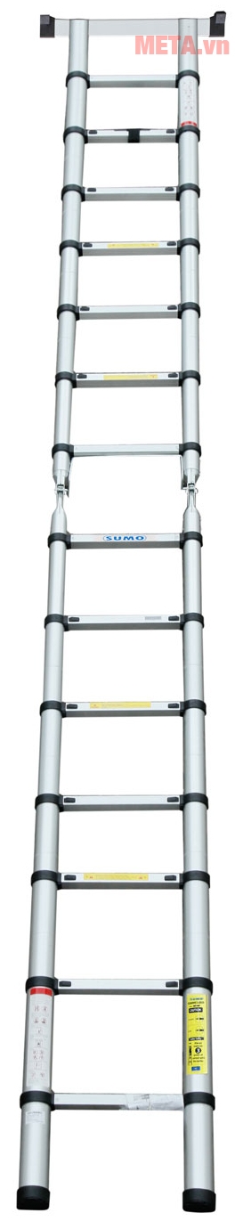 Thang nhôm rút gọn (chữ A) Sumo ADT806B (3.8m)