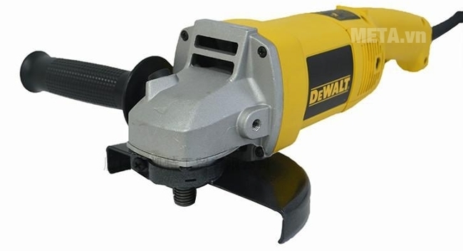 Máy mài góc 125mm 1.400W DeWalt DW830 nhỏ gọn, dễ cầm nắm.