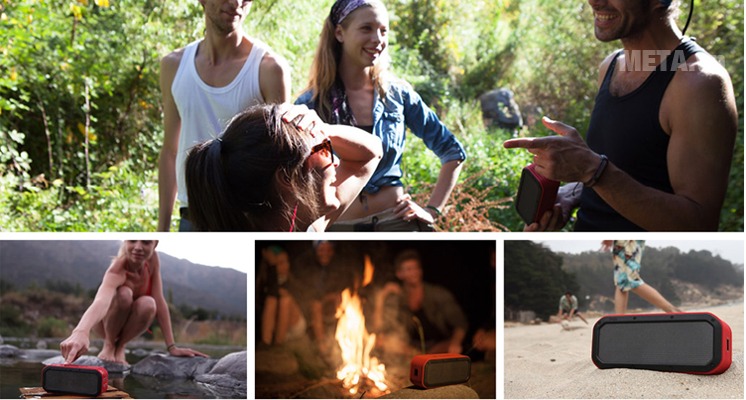 Loa Divoom Voombox Outdoor thích hợp cho các cuộc đi chơi, dã ngoại.