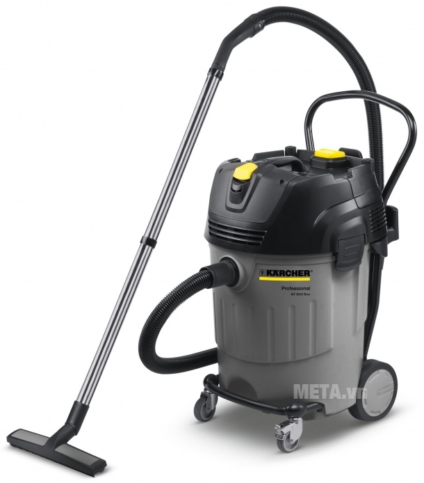 Máy hút bụi khô và ướt Karcher NT 65/2 Ap có màu xám đen