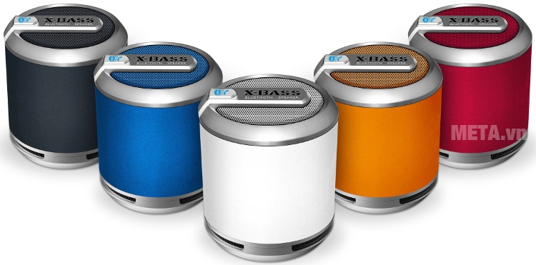 Loa Divoom Bluetune Solo với thiết kế nhiều màu sắc đa dạng.