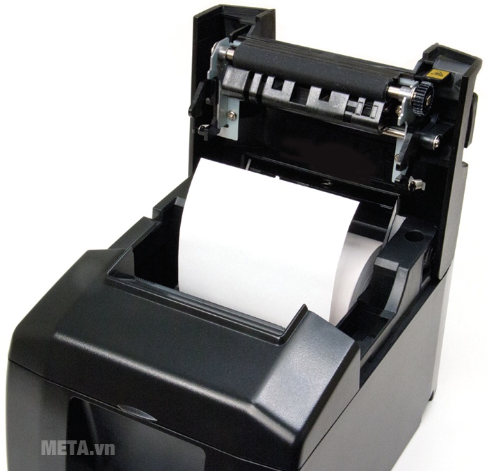 Máy in hóa đơn Star TSP654II có vỏ máy được làm bằng nhựa.