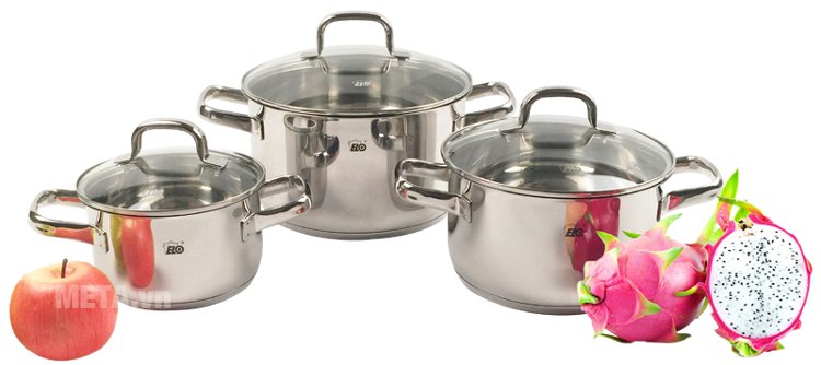 Bộ nồi Elo Oscar 3 chiếc