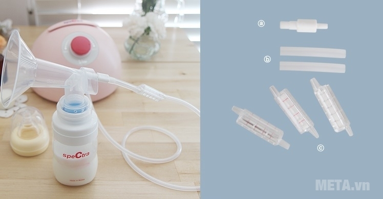 Dụng cụ chặn sữa bằng nhựa cho máy hút sữa Spectra Dew 350 (03 chiếc/Hộp)