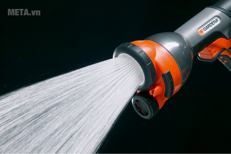 Vòi phun kim loại đa tác dụng Gardena 08107-20 với 4 chế độ phun
