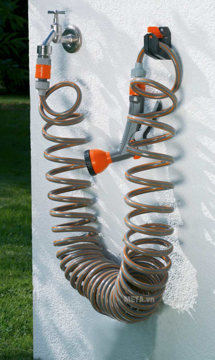 Bộ ống tưới xoắn co giãn 10m Gardena 04647-20