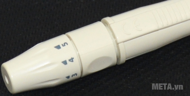 Thiết kế đầu que bút lấy máu. Thiết kế đầu que bút lấy máu.