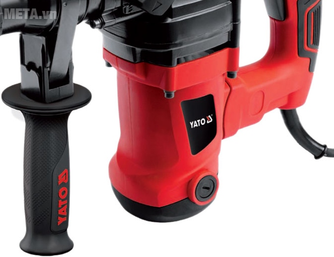 Máy khoan búa - 2 chức năng Yato YT-82125 với thiết kế tay cầm chắc chắn.