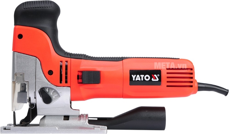 Máy cưa lọng 750W Yato YT-82272 với thiết kế vỏ ngoài cách nhiệt, chịu lực và bền bỉ.