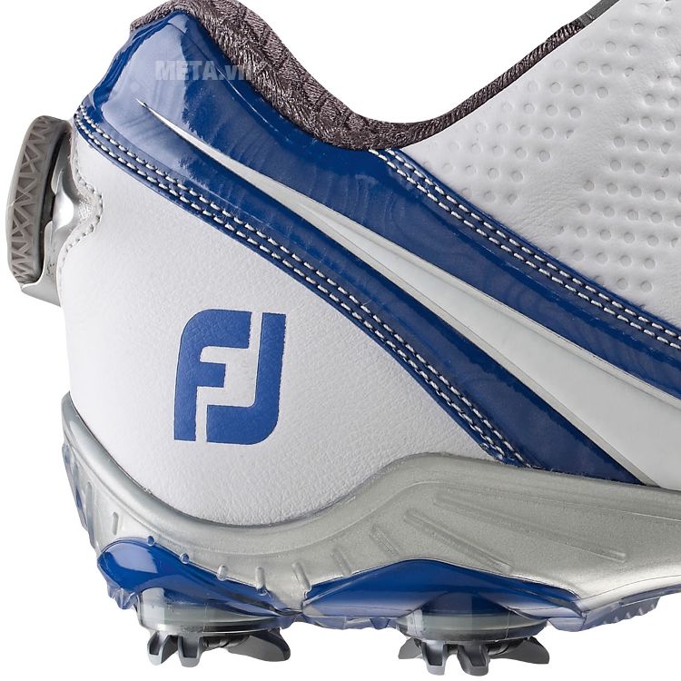 Giày golf nam FootJoy DNA BOA Trắng xanh hoàng gia 53394