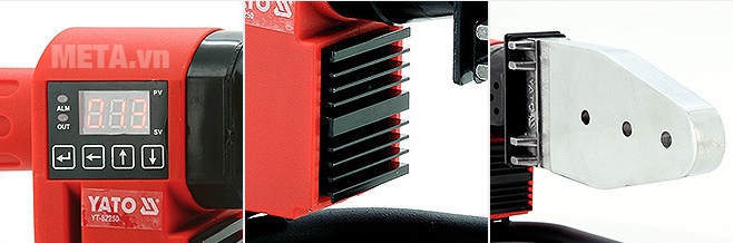 Máy hàn ống nhựa hiển thị số Yato YT-82250.