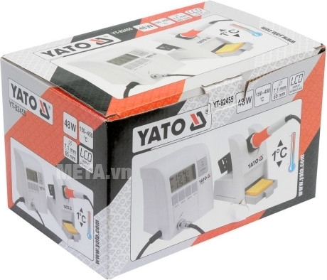 Máy kiểm tra nhiệt độ hàn Yato YT-82455 có hộp đựng bảo quản máy.