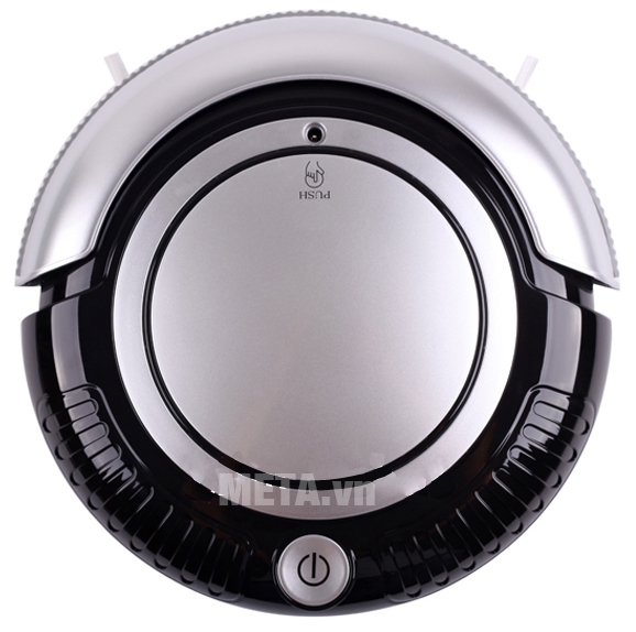 Robot hút bụi Lilin K6L (đen) dễ dàng rút thùng rác ra và đổ rác dễ dàng.