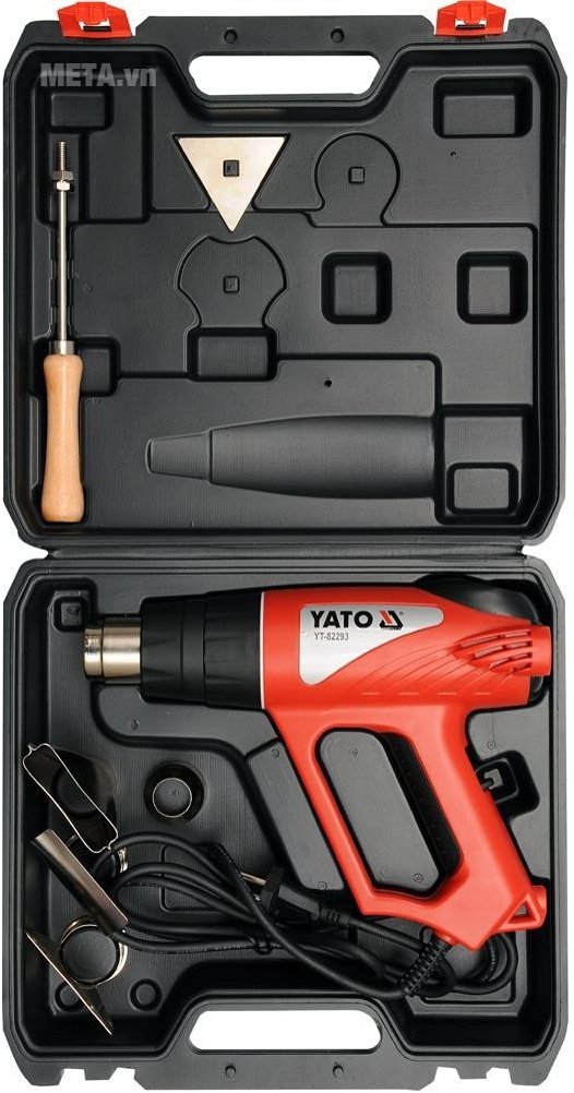 Trọn bộ máy phun hơi nóng Yato YT-82293.