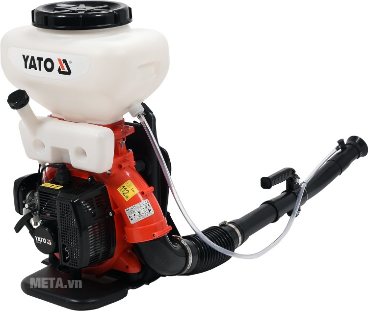 Máy phun thuốc khử trùng Yato YT-85140 với thiết kế ống vòi xịt dài.