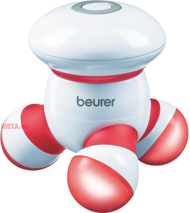 Máy massage cầm tay Beurer MG16 với thiết kế màu đỏ.
