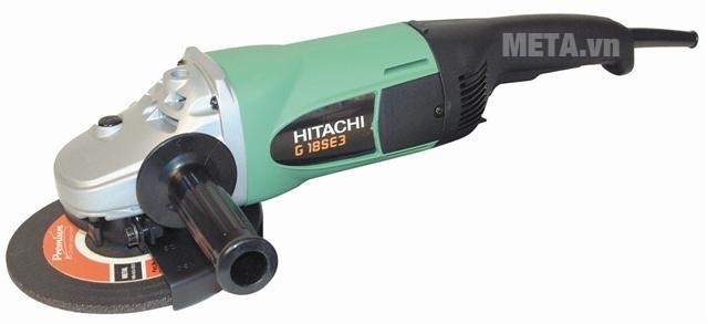 Máy mài góc 2300W Hitachi G18SE3 có tay nắm phụ giúp điều khiển đường mài chính xác.