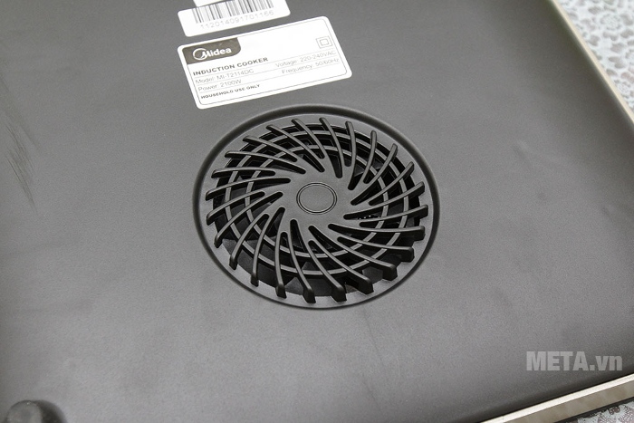 Quạt tản nhiệt của bếp từ cảm ứng Midea MI-T2114DC
