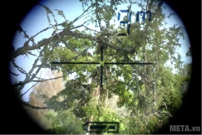 Ống nhòm đo khoảng cách Nikon Aculon AL11 cho hình ảnh thật rõ ràng.