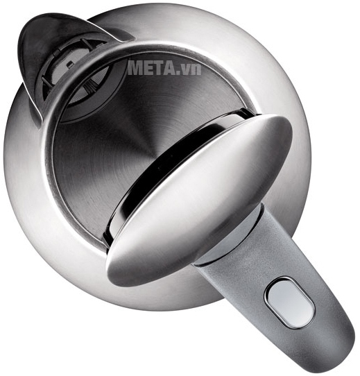 Bình siêu tốc Amica KO 3032 thiết kế lòng ấm bằng thép không gỉ.