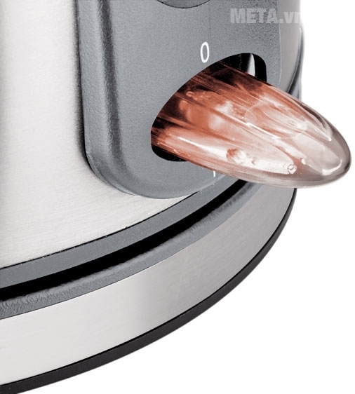 Bình siêu tốc Amica KO 3032 thiết kế nút nguồn phía dưới tay cầm.