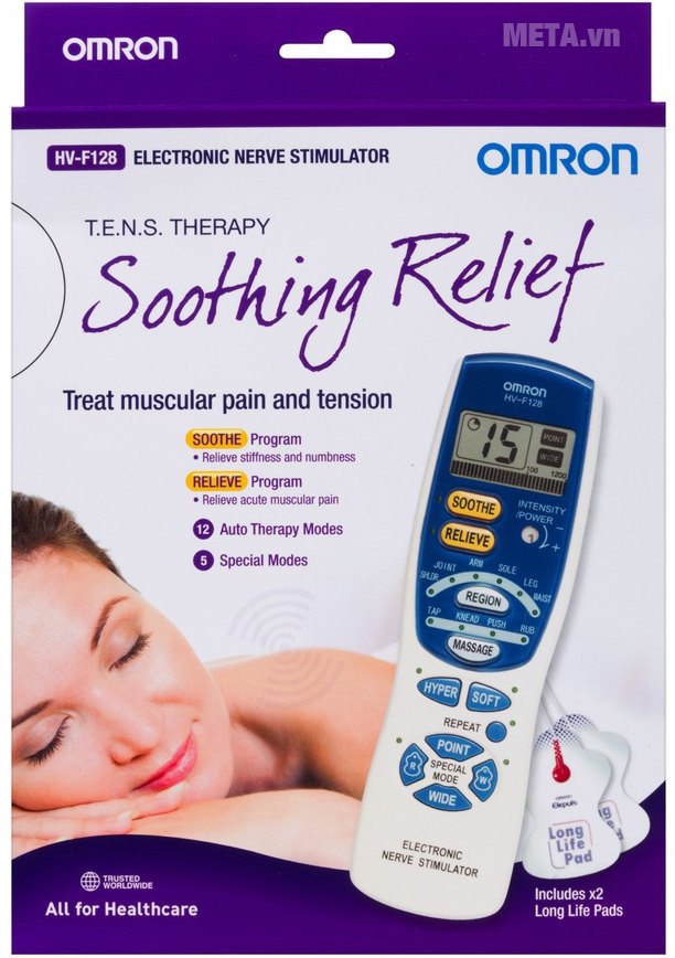 Hộp đựng của máy massage xung điện HV-F128.