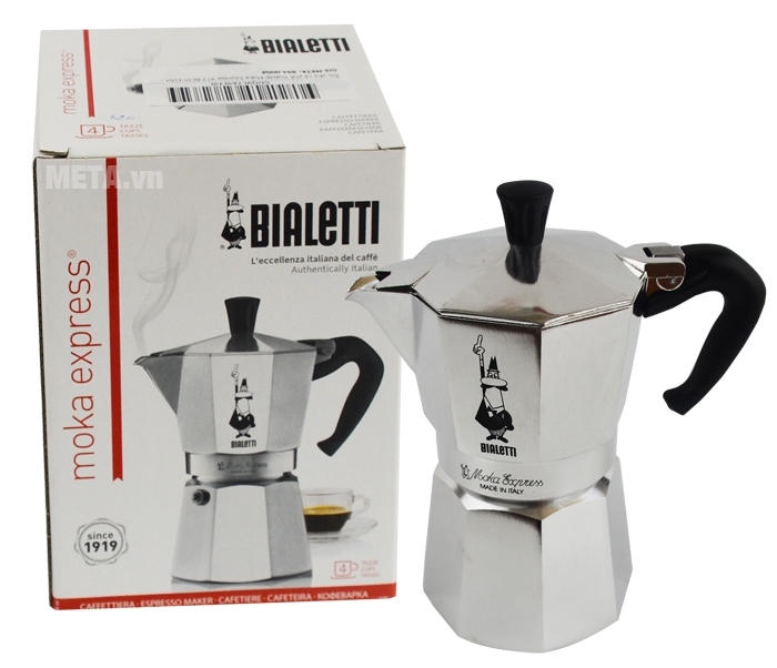  Ấm pha cà phê Moka Express 4TZ BCM-1164 sản xuất tại Italy