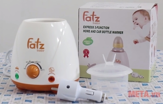 Máy hâm sữa cao cấp Fatzbaby FB3008SL với trọn bộ.
