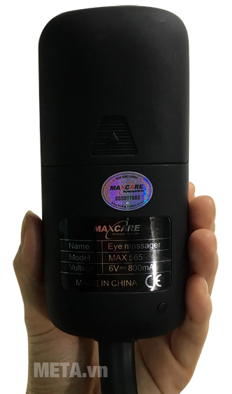 Mặt sau bảng điều khiển của máy massage mắt Maxcare Max565