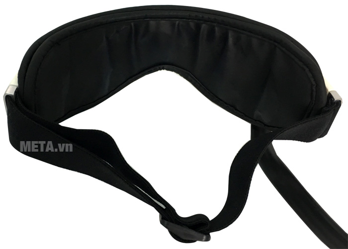 Máy massage mắt Maxcare Max565 có thể điều chỉnh độ dài ngắn của dây đai.Máy massage mắt Maxcare Max565 có thể điều chỉnh độ dài ngắn của dây đai.