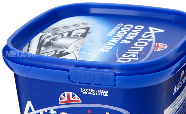 Chất tẩy rửa dụng cụ nhà bếp Astonish 500g dạng hộp nhựa nhỏ gọn. Chất tẩy rửa dụng cụ nhà bếp Astonish 500g dạng hộp nhựa nhỏ gọn.