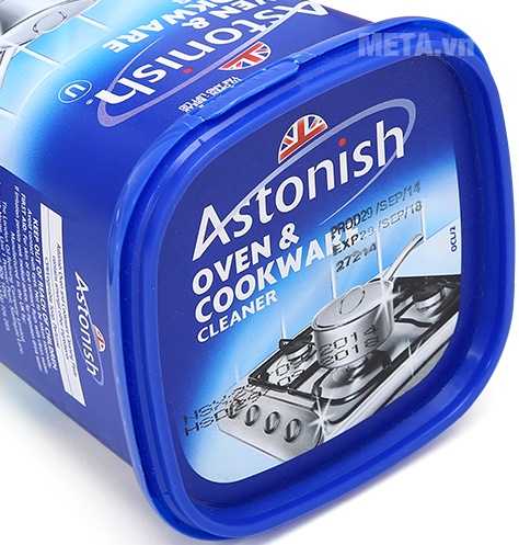 Chất tẩy rửa dụng cụ nhà bếp Astonish 500g được đóng gói chắc chắn. Chất tẩy rửa dụng cụ nhà bếp Astonish 500g được đóng gói chắc chắn.