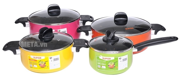 Bộ nồi canh chống dính Supor S08AT2