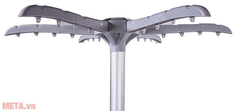 Máy sấy quần áo Sunhouse SHD2610 có giá treo chắc chắn.