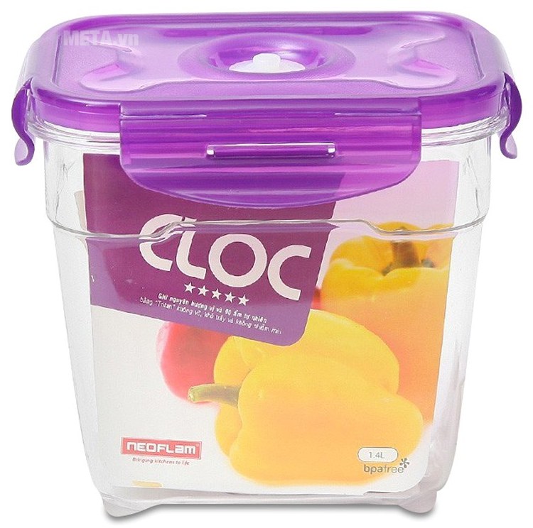 Hộp bảo quản chân không chữ nhật 1400ml Hộp bảo quản chân không chữ nhật 1400ml