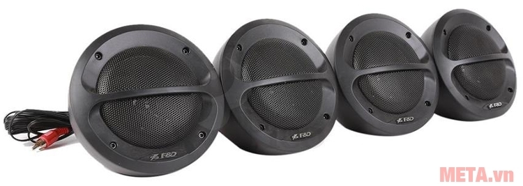 4 loa vệ tinh nằm trong bộ loa Fenda F1200U