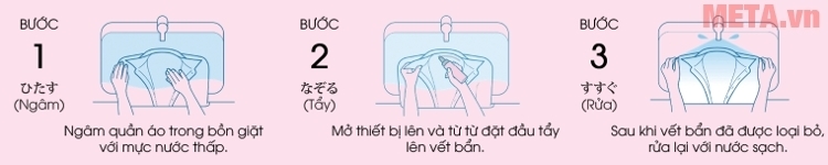 Các bước sử dụng thiết bị tẩy rửa bằng sóng siêu âm Sharp UW-A1V-N