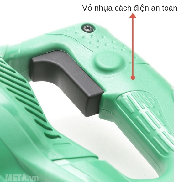 Máy cưa kiếm Hikoki CR13V2 có tay cầm bọc nhựa.