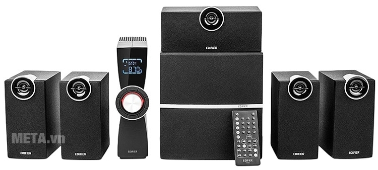 Loa Edifier C6X có kiểu dáng mạnh mẽ đầy ấn tượng.