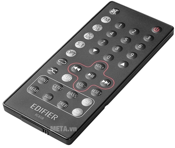 Loa Edifier C6X có điều khiển từ xa.